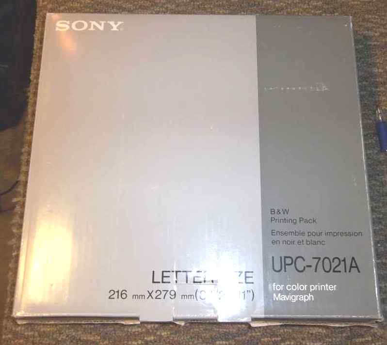Sony UPC-7021A Mavigraph BW Printing Pack